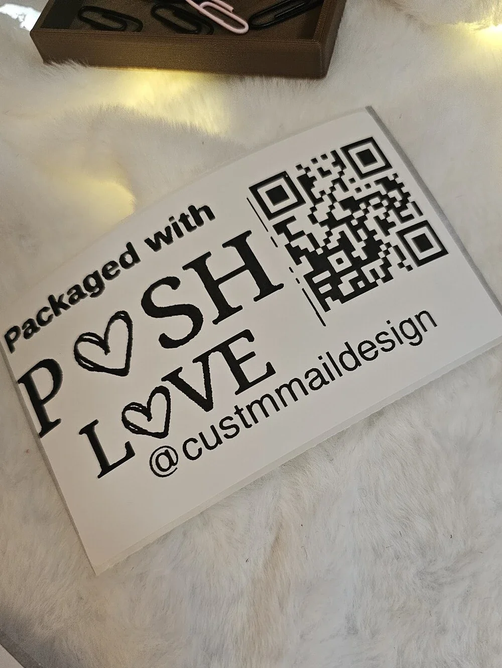 3x4 50 Ct Stickers - Black on White